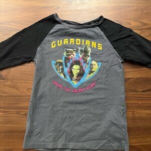 Kids Medium Marvel Guardians of the Galaxy 3/4 sleeve tee
